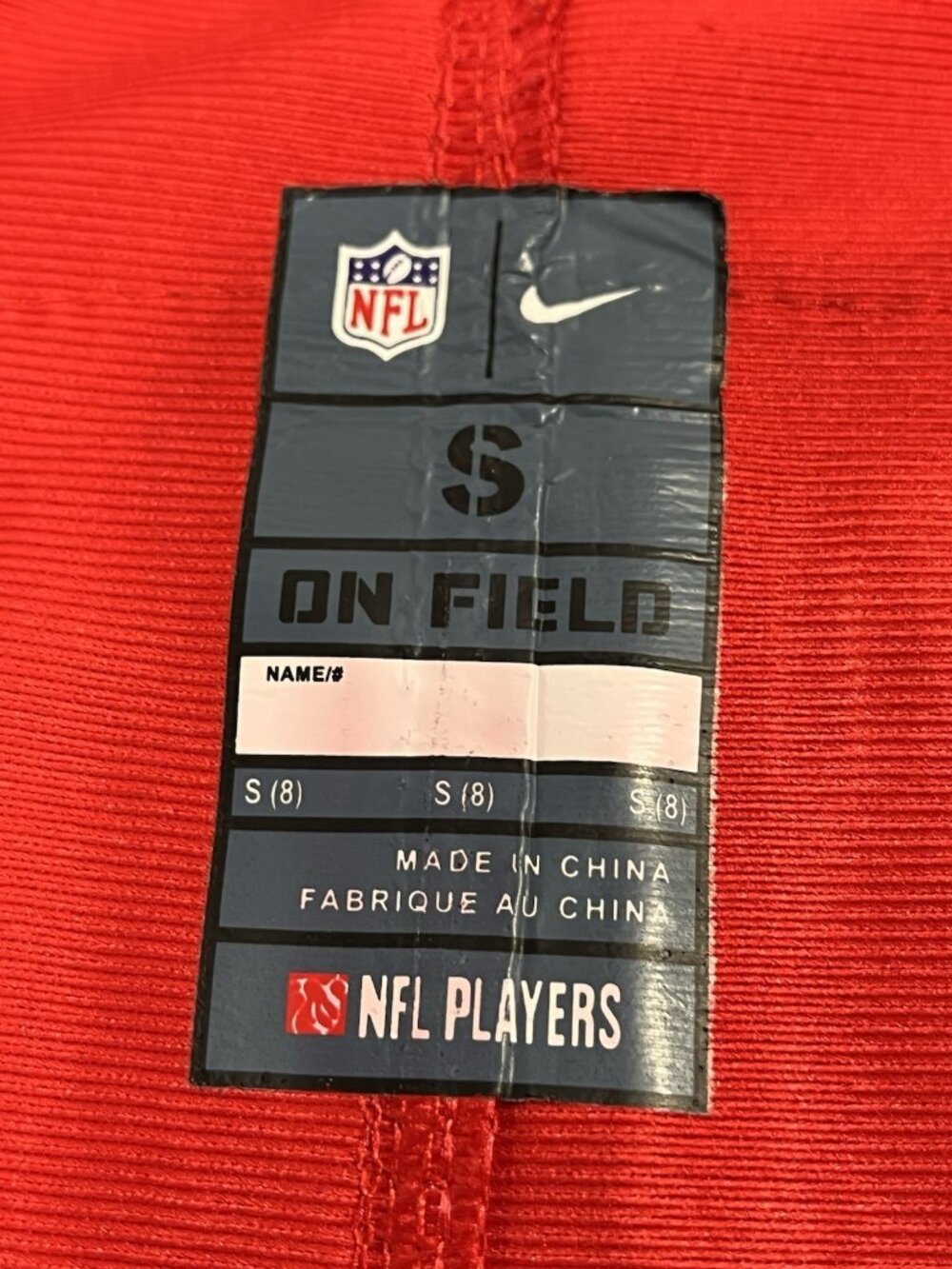 Patrick Mahomes Kansas City Chiefs Nike Jersey Youth Small On Field NFL #15 Red - Picture 9 of 9